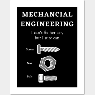 Mechanical Engineering Posters and Art